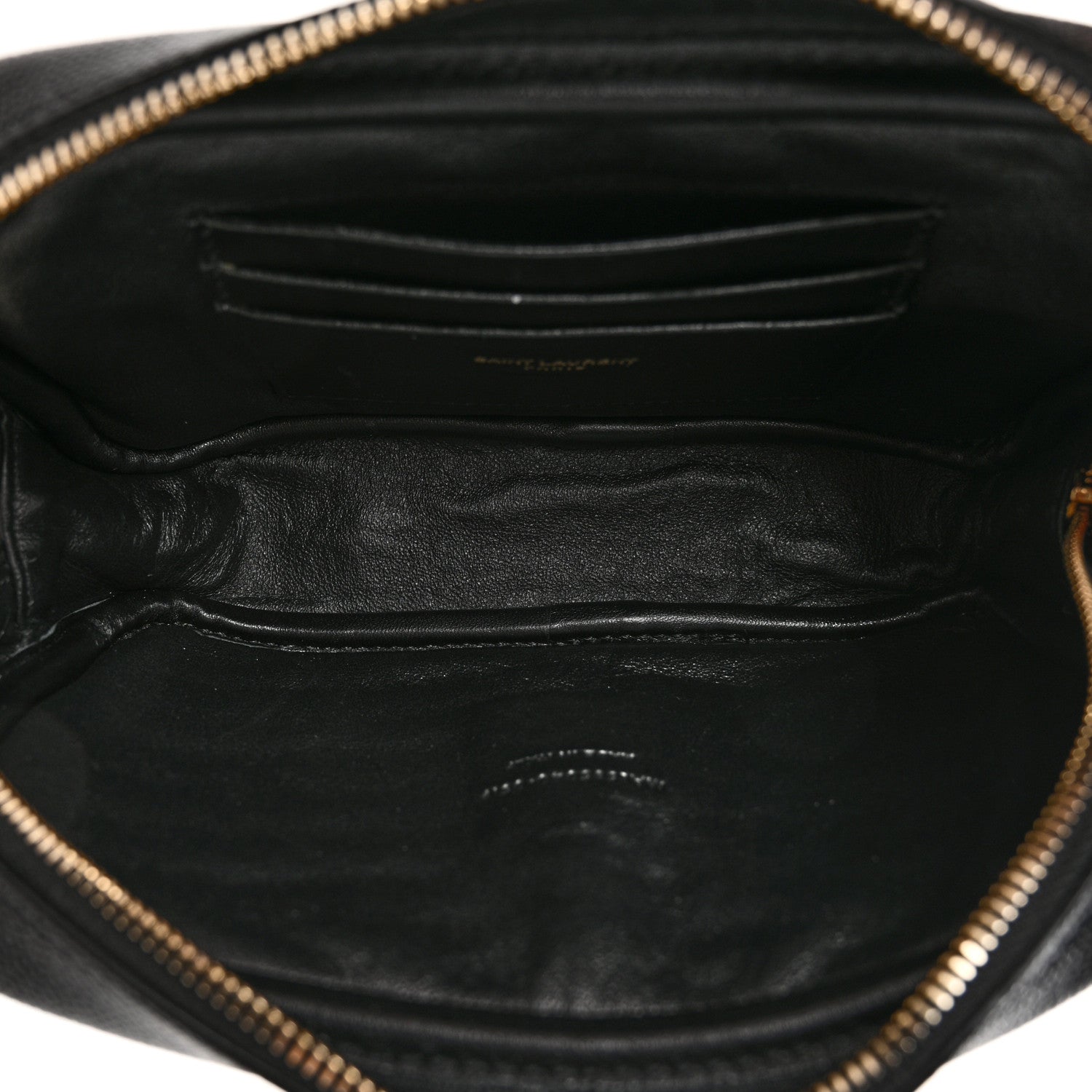 Saint Laurent Grain De Poudre Matelasse Monogram Mini Lou Camera Bag Black 5 of 10