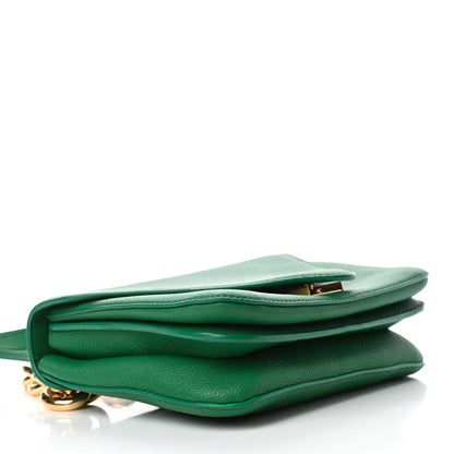Bottega Veneta Calfskin Mount Envelope Bag Jungle 3 of 4
