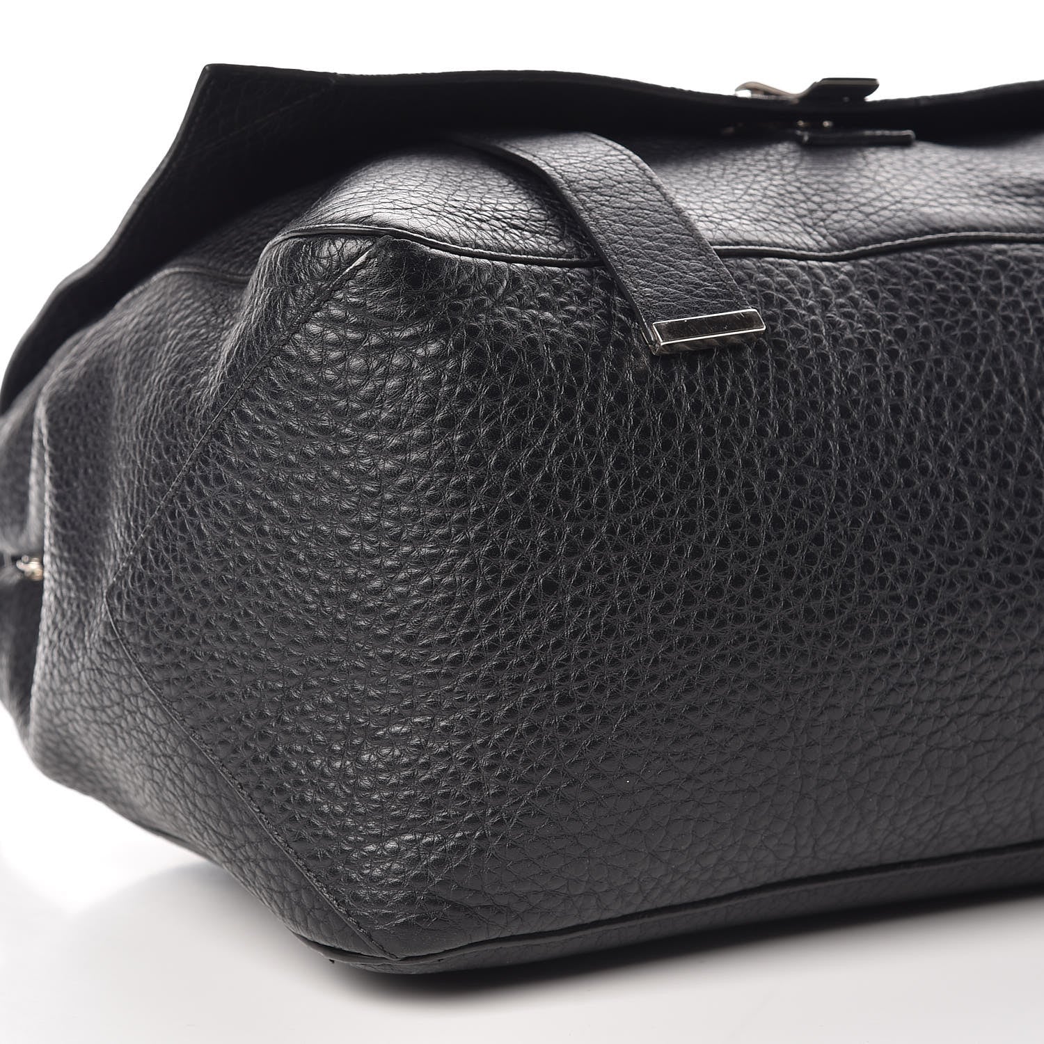 Proenza Schouler Pebbled Calfskin PS Courier Shoulder Bag Black 6 of 10