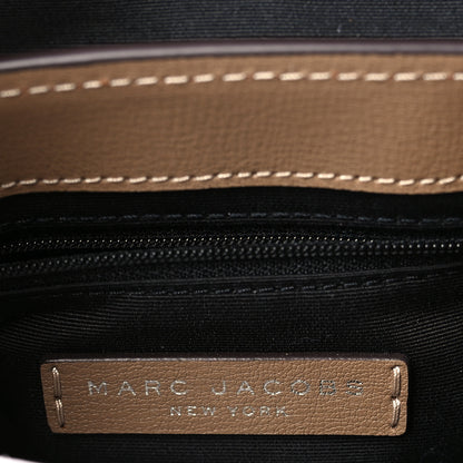 Marc Jacobs MARC JACOBS Calfskin Mini Rider Top Handle Brown 6 of 8