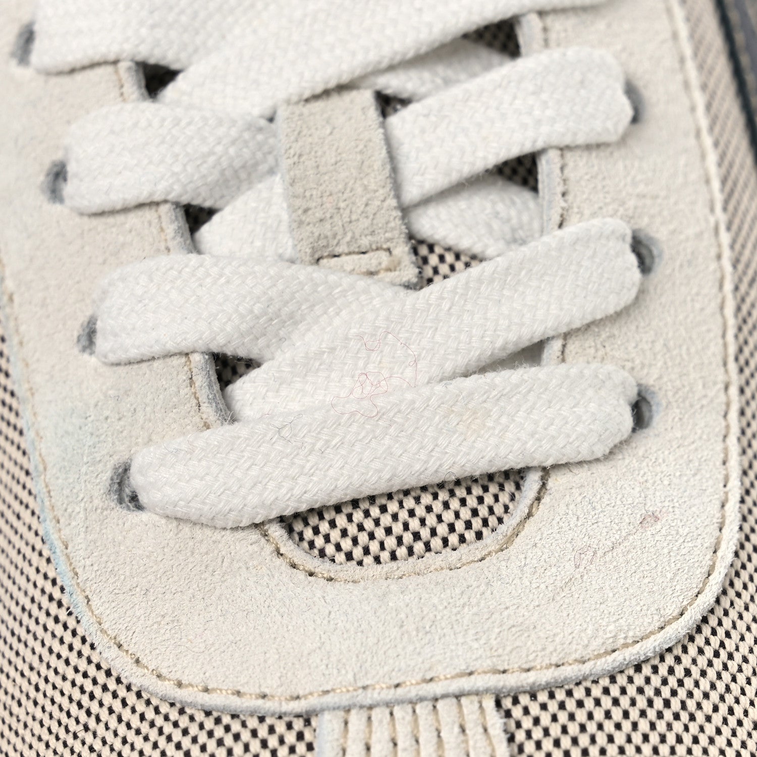 Hermes Toile Suede Goatskin Jet Sneakers 38 Multicolored Prunoir 13 of 14