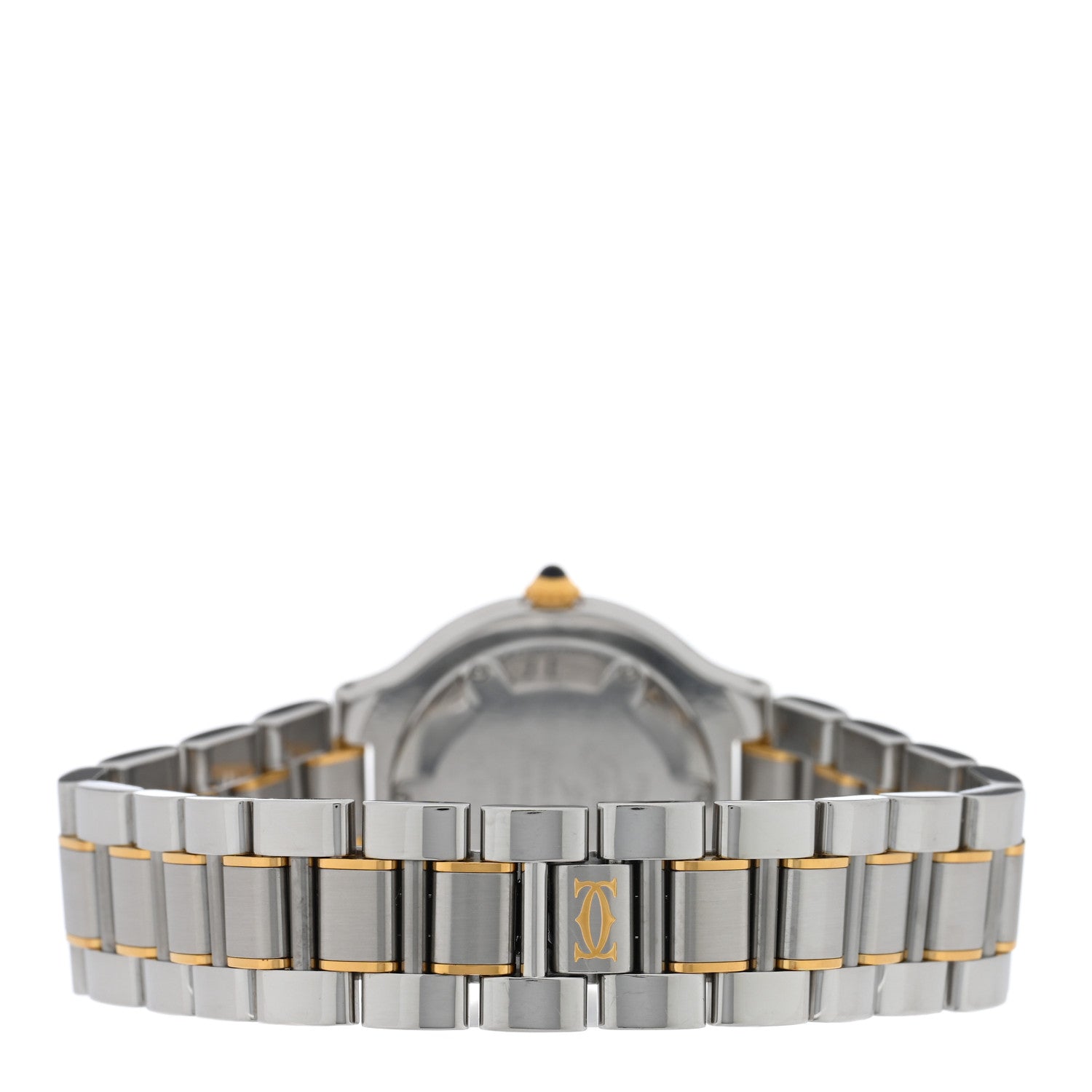 Cartier Stainless Steel 18K Yellow Gold 31mm Must De 21 Quartz Watch 3 of 4
