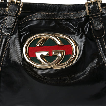 Gucci Dialux Medium Britt Tote Black 7 of 9