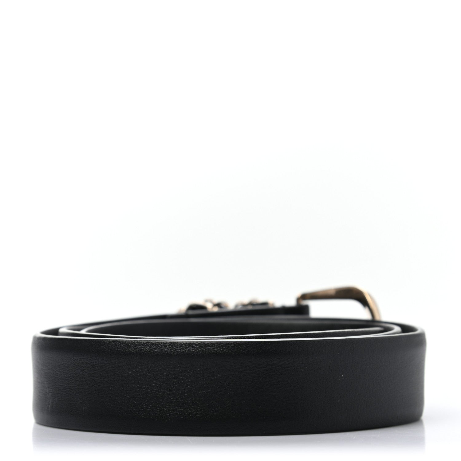 Chanel Calfskin CC Chain Belt 75 30 Black 3 of 12