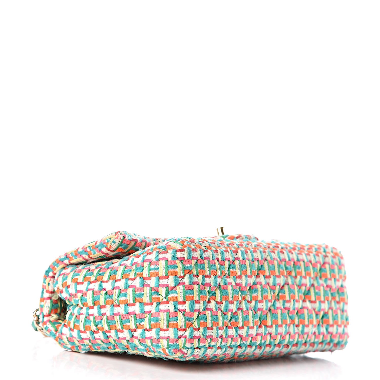 Chanel Tweed Quilted Mini Rectangular Flap Multicolor 5 of 12