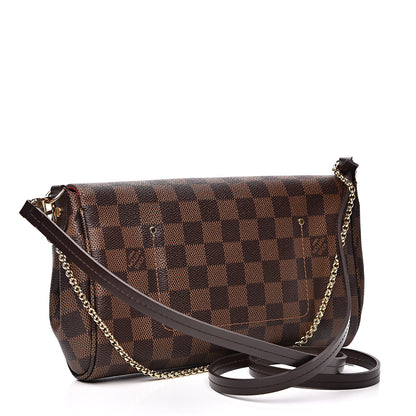 Louis Vuitton Damier Ebene Favorite MM 3 of 10