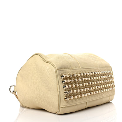 Alexander Wang Pebbled Lambskin Rocco Soft Meringue Pale Gold Hardware 4 of 8
