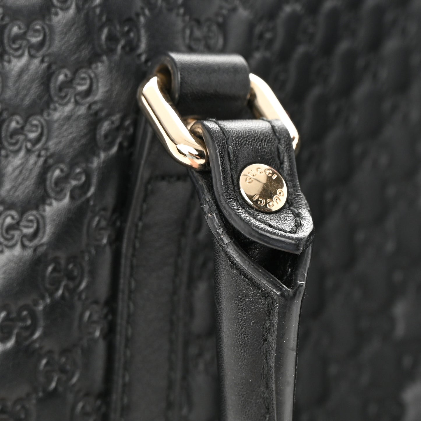 Microguccissima Large Joy Tote Black