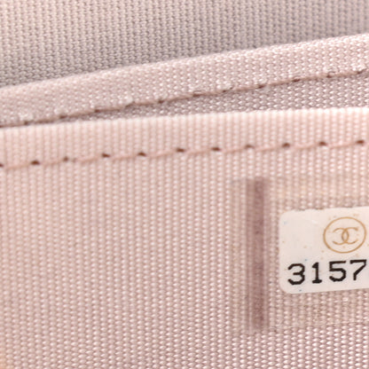 Chanel Lambskin Quilted 19 Zip Around Coin Purse Wallet Light Purple 7 of 8