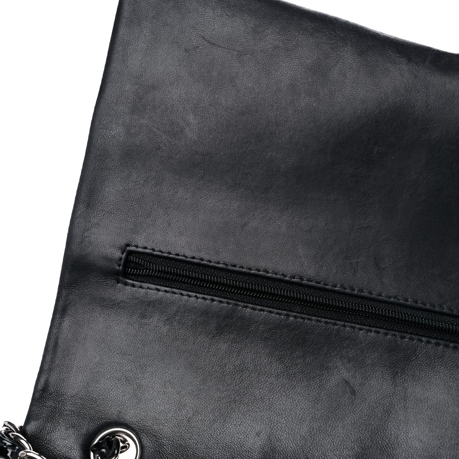 Chanel Patent Quilted Maxi Double Flap Black 14 of 14