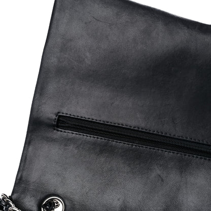 Chanel Patent Quilted Maxi Double Flap Black 14 of 14