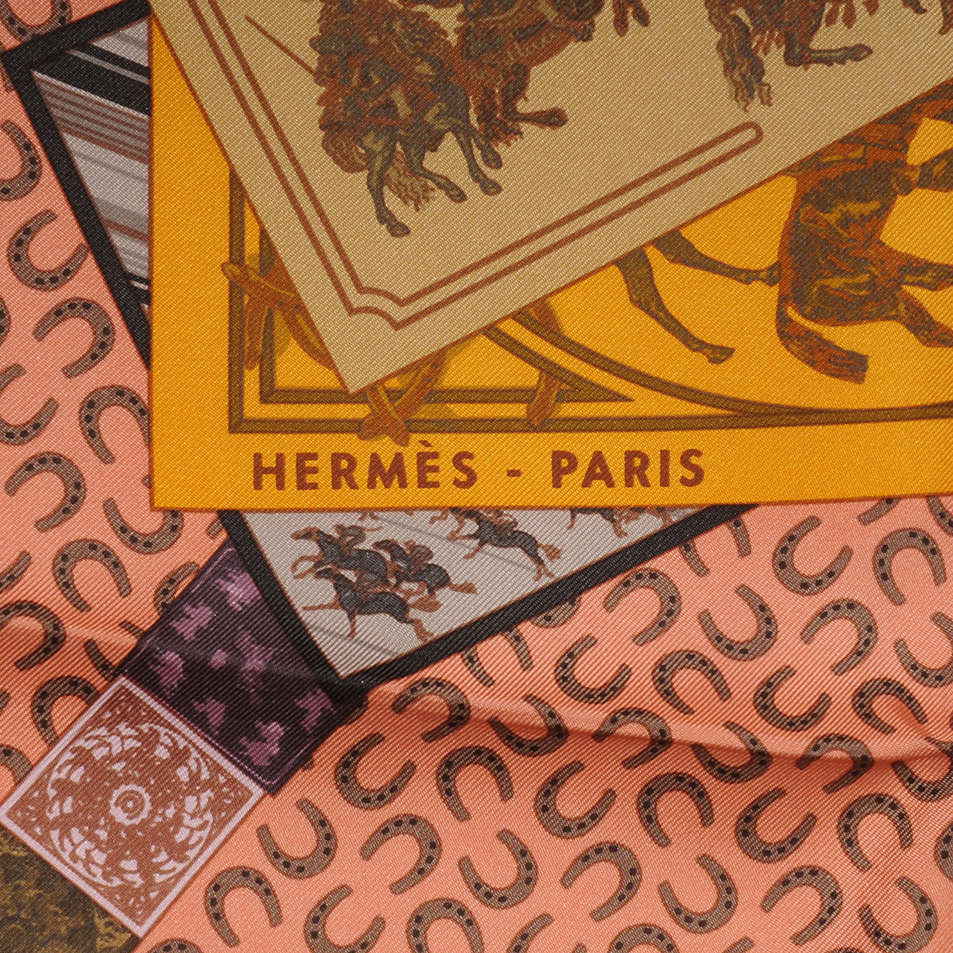 Hermes Silk A Cheval Sur Mon Carre Scarf 90 4 of 5