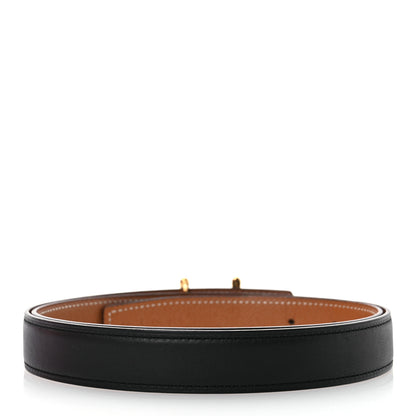 Hermes Swift Epsom 24mm H Torsade Belt 90 36 Black Gold 2 of 7