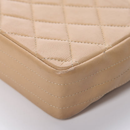 Chanel Lambskin Quilted Small Single Flap Beige 18 of 19
