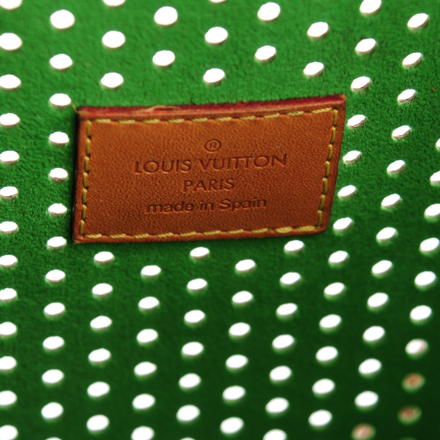 Louis Vuitton Monogram Perforated Musette Green 6 of 7