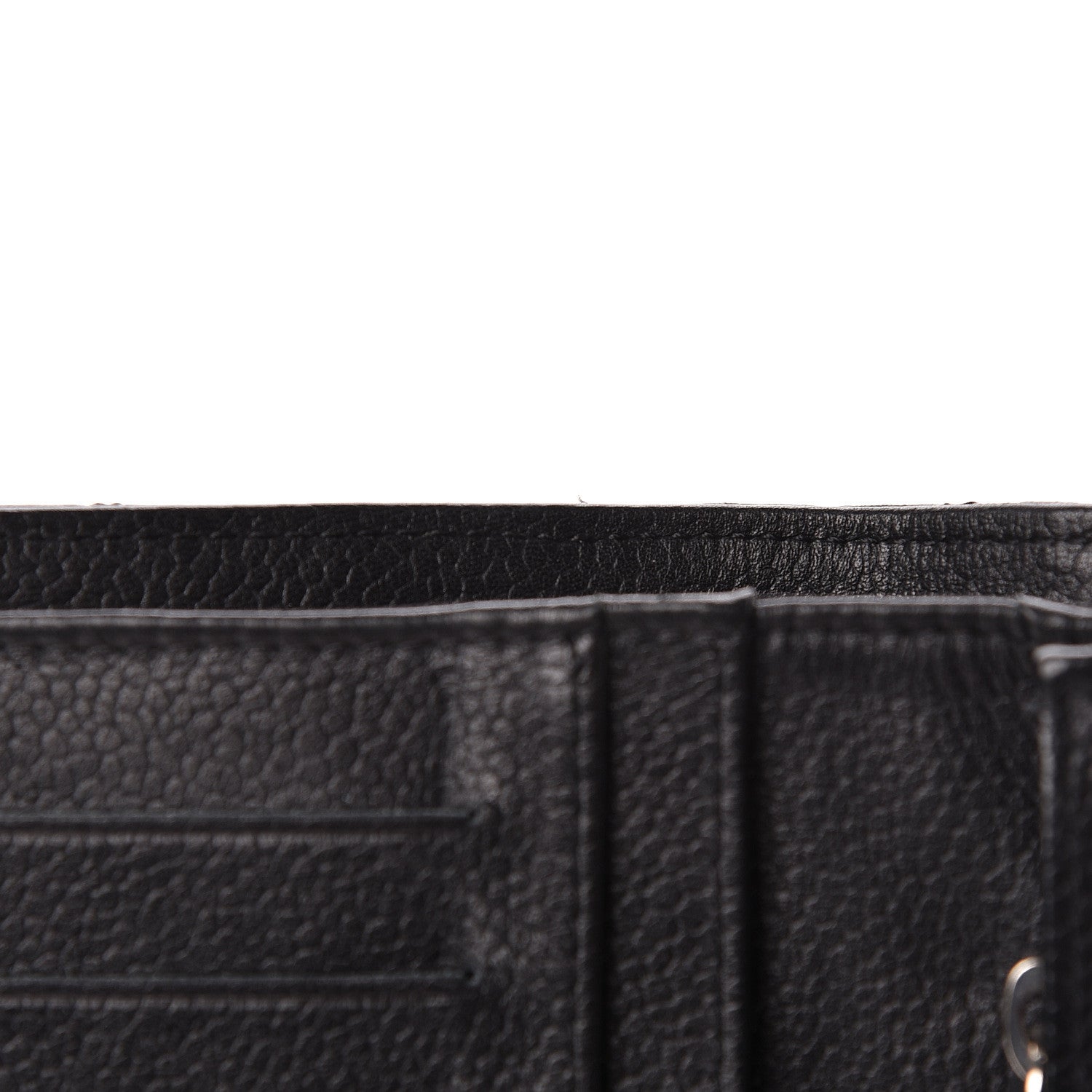 Chanel Caviar Quilted Yen Wallet Black 10 of 11
