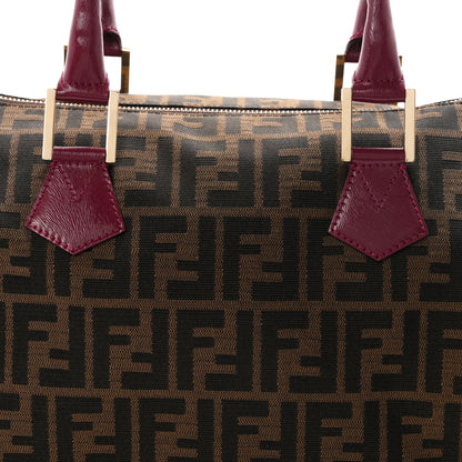 Fendi Zucca Medium Chef Boston Fuchsia 7 of 9