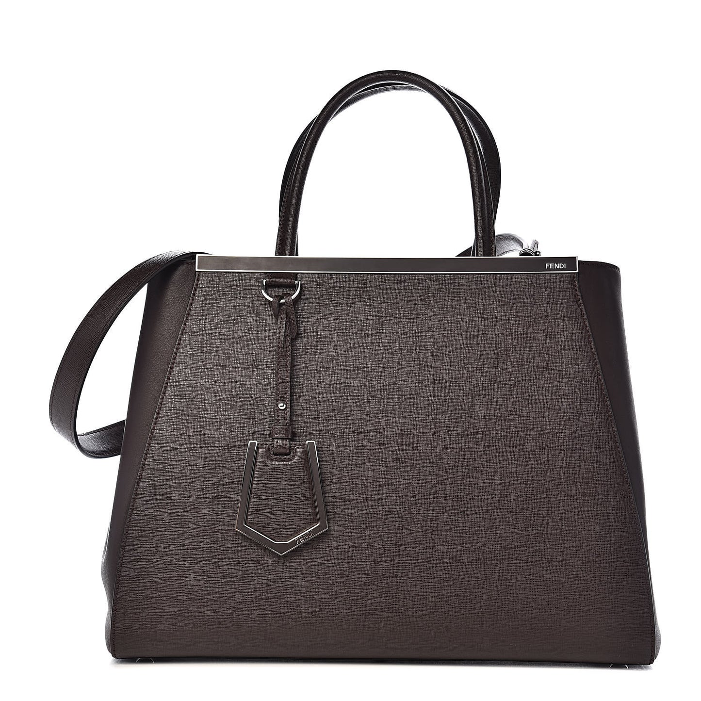 Vitello Elite Regular 2Jours Tote Caffe Noir