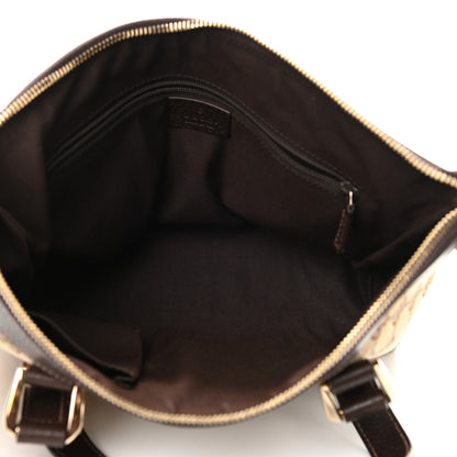 Gucci Monogram Small Abbey Tote Dark Brown 5 of 10