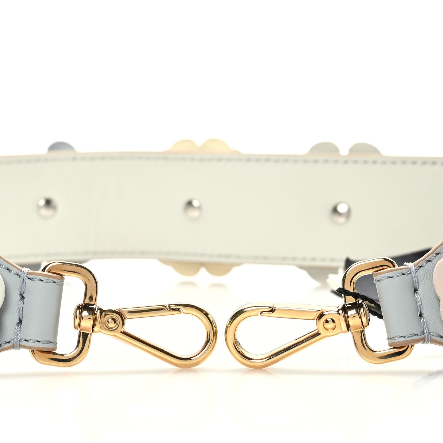 Calfskin Flowerland Studded Strap You Dove