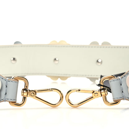 Fendi Calfskin Flowerland Studded Strap You Dove 3 of 5