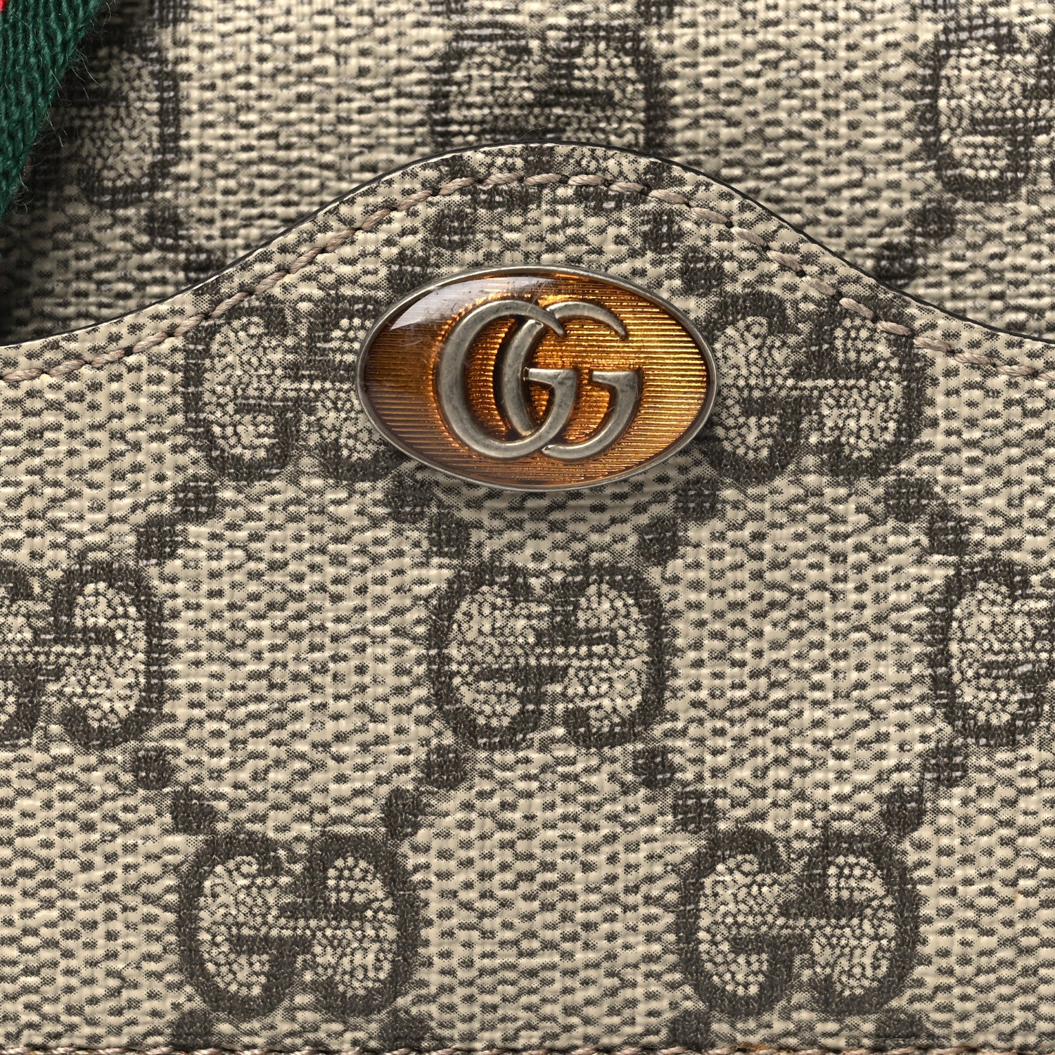 Gucci GG Supreme Monogram Ophidia ID Holder Beige Ebony New Acero 7 of 9