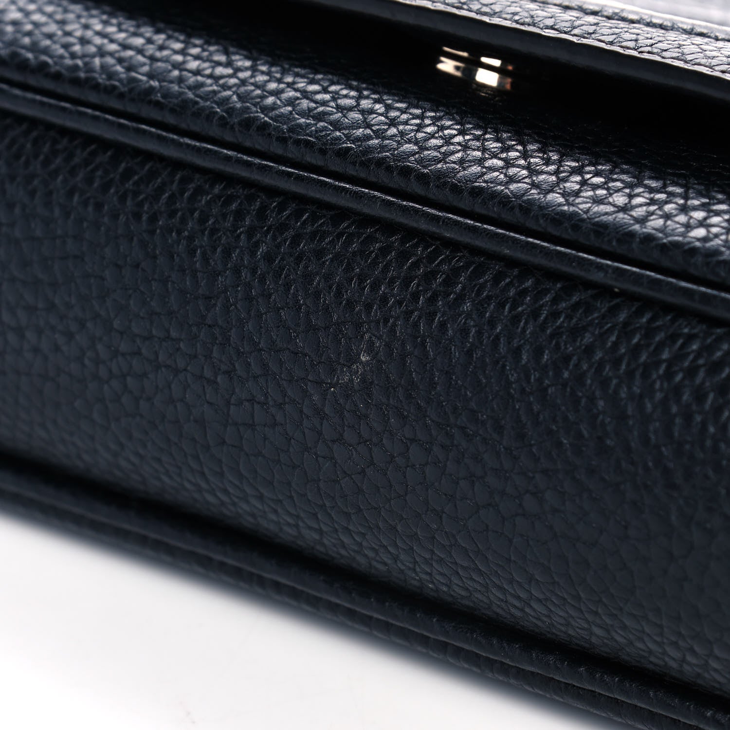Gucci Pebbled Calfskin Medium Soho Flap Crossbody Black 13 of 13