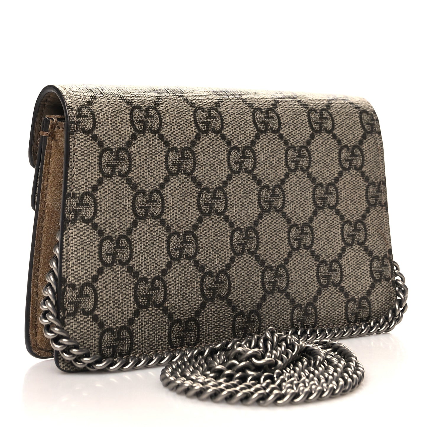 GG Supreme Monogram Super Mini Dionysus Shoulder Bag Taupe