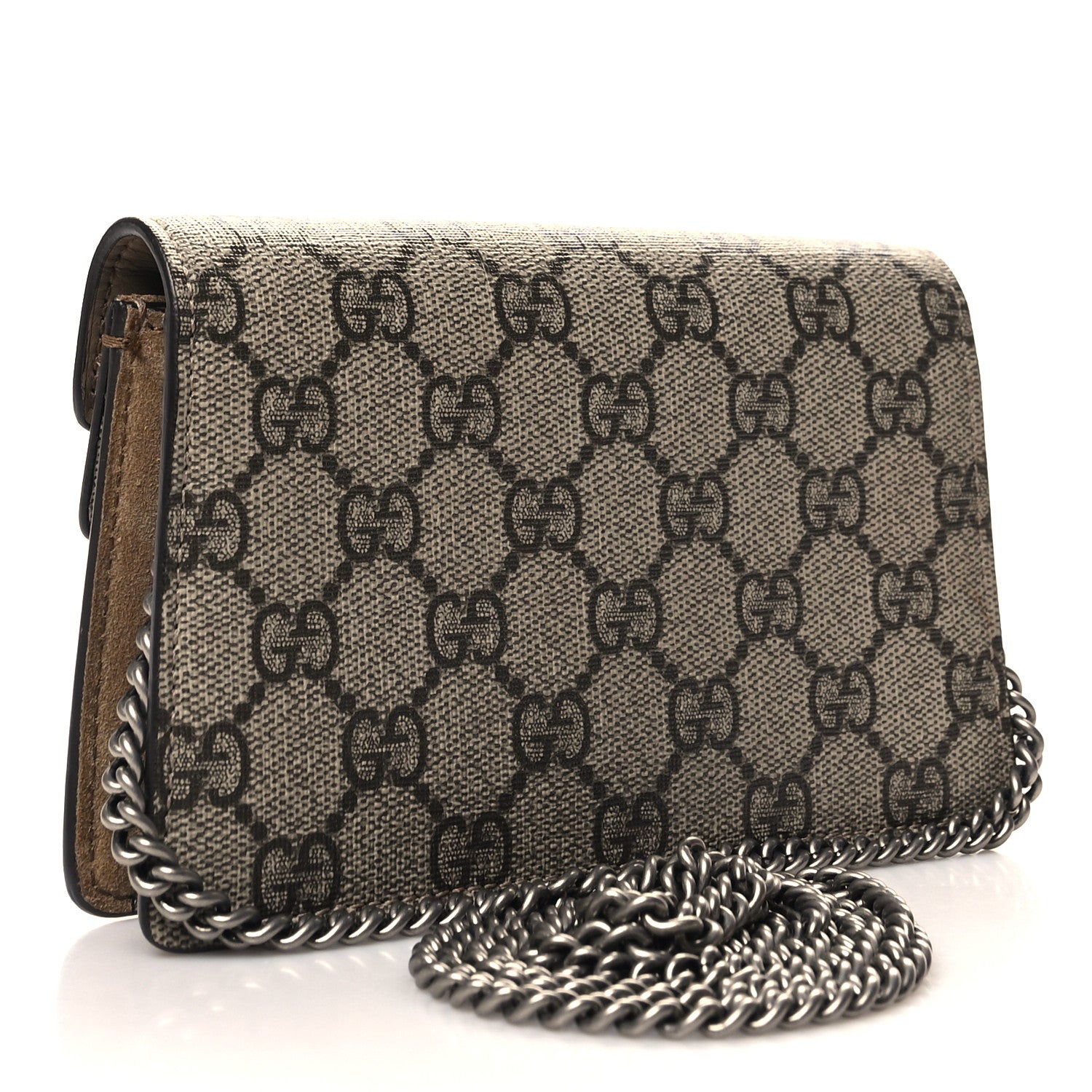 Gucci GG Supreme Monogram Super Mini Dionysus Shoulder Bag Taupe 3 of 10