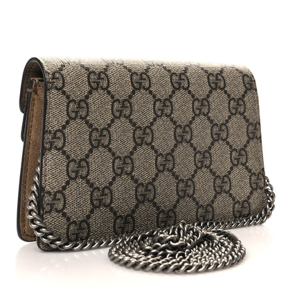 Gucci GG Supreme Monogram Super Mini Dionysus Shoulder Bag Taupe 3 of 10