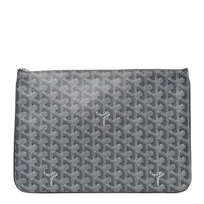 Goyard Goyardine Senat Pochette MM Grey 1 of 7