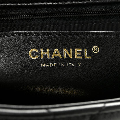 Chanel Lambskin Quilted Large CC Funky Town Flap Black 6 of 12