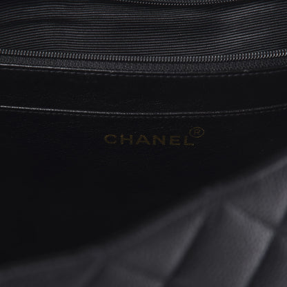 Chanel Caviar Jumbo Single Flap Black 8 of 11