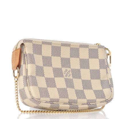 Louis Vuitton Damier Azur Mini Pochette Accessories 3 of 7