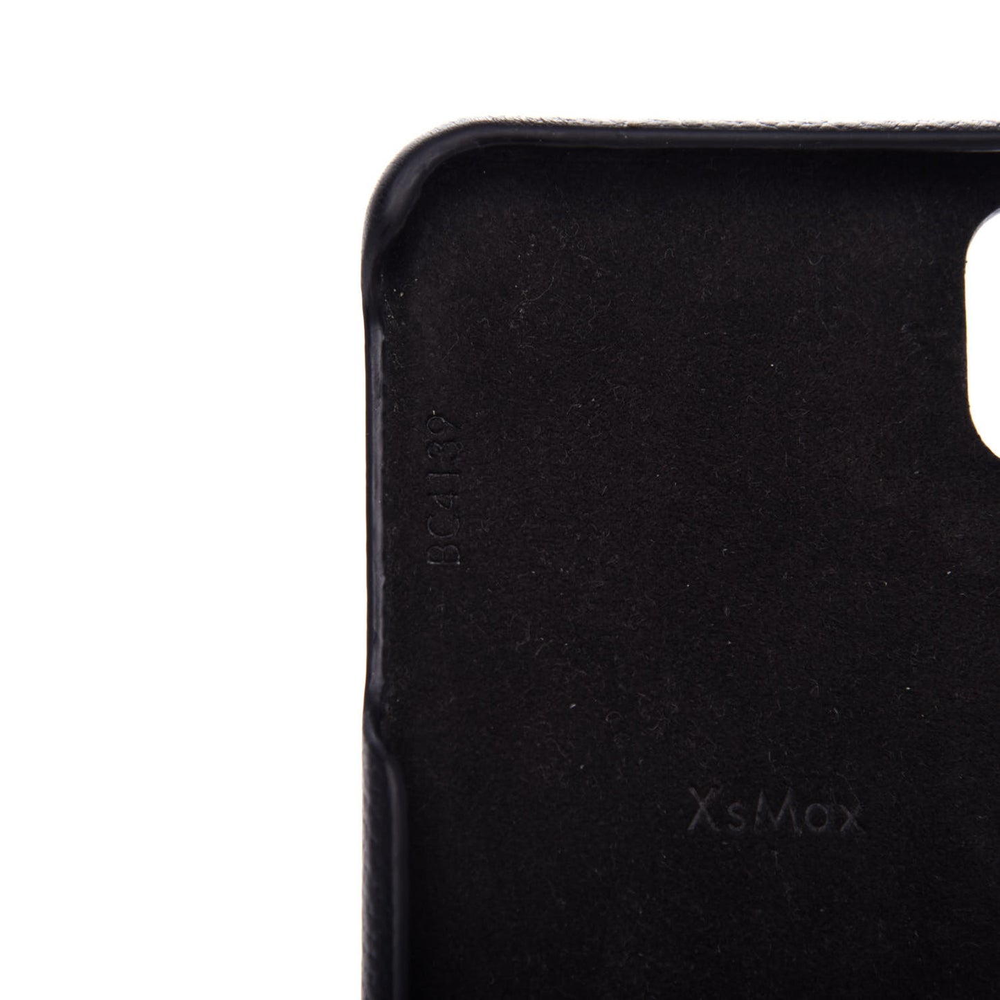 Monogram iPhone XS Max Bumper Black