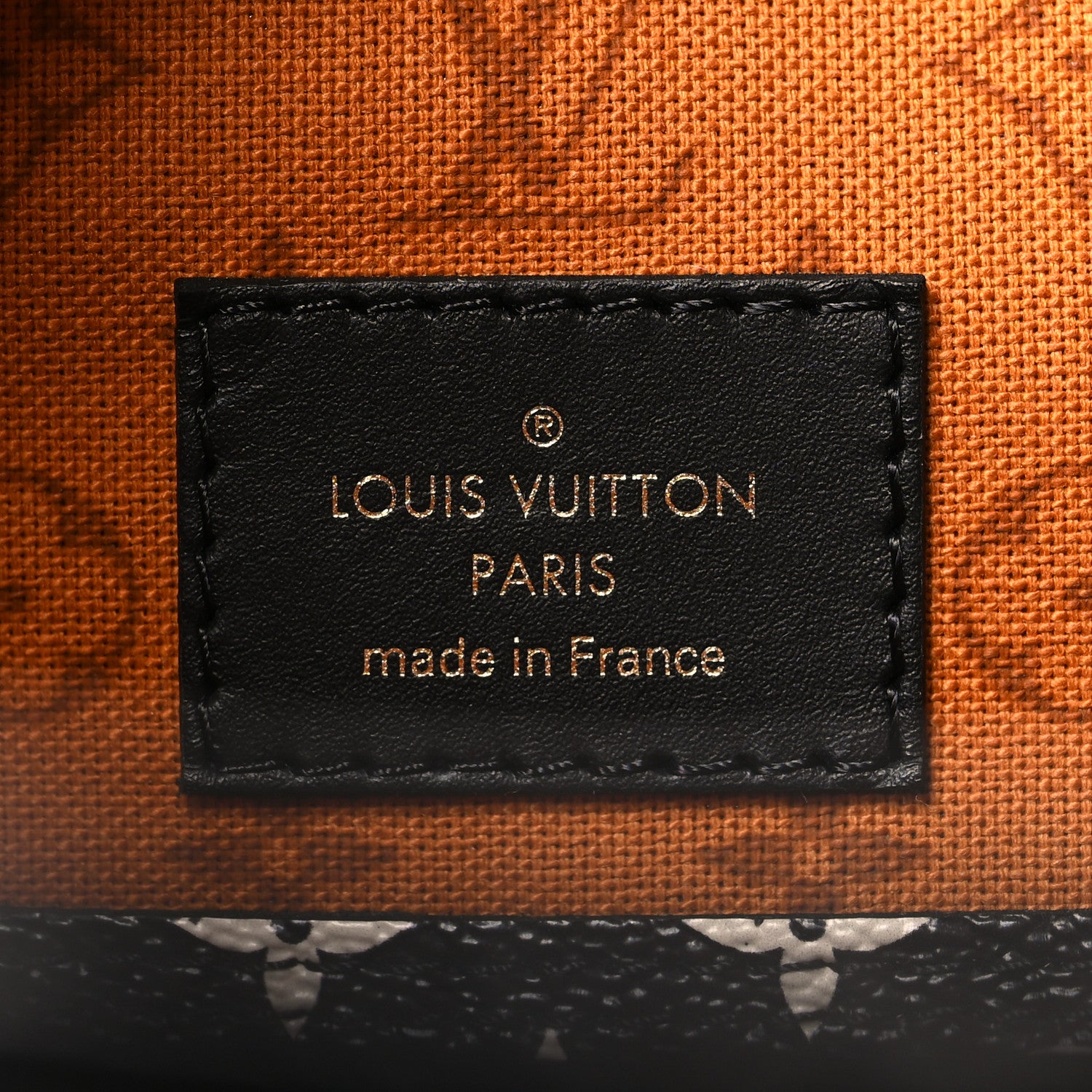 Louis Vuitton Monogram Giant Crafty Neverfull MM Creme Caramel 6 of 9