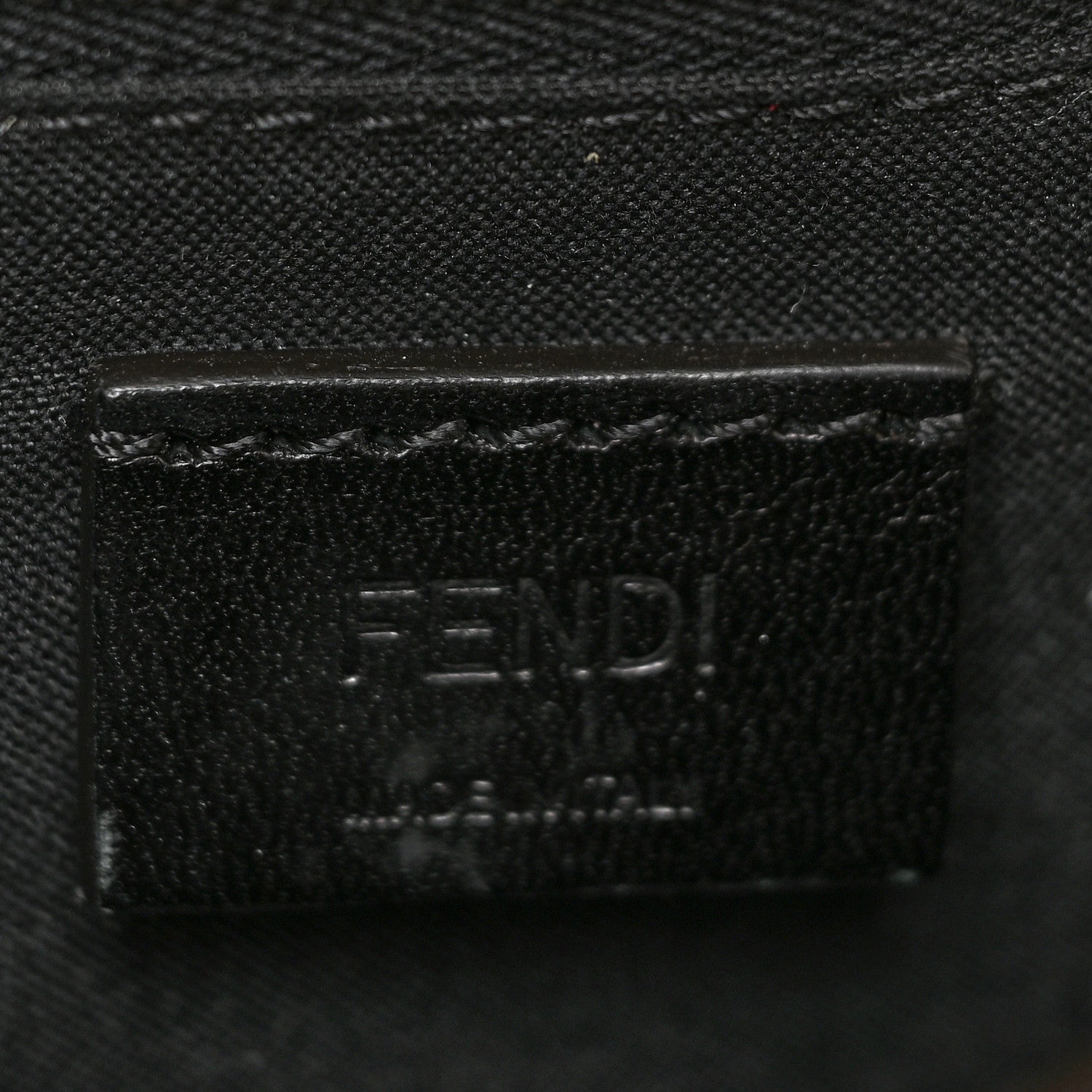 Fendi X SARAH COLEMAN Glazed Fabric Enamel Small FF Vertigo Baguette Belt Pouch Mimosa 6 of 14