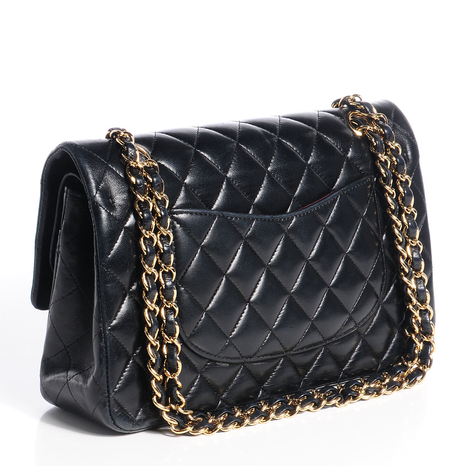 Chanel Lambskin Medium Double Flap Black 3 of 9