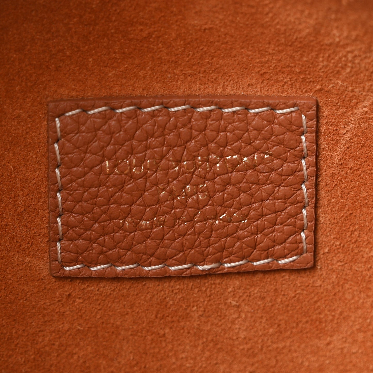 Calfskin Low Key Cookie MM  Cognac