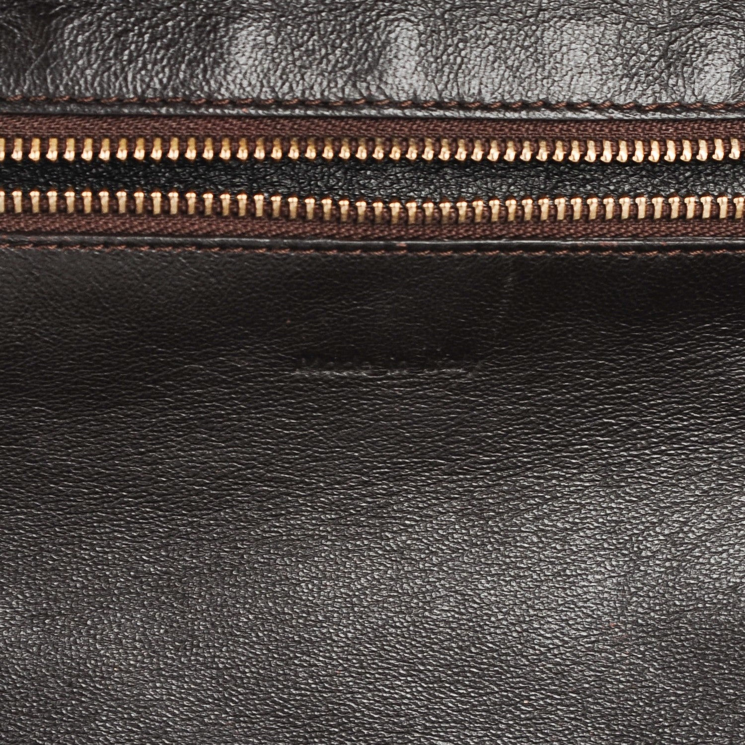 Celine Pebbled Calfskin Mini Luggage Dark Brown 6 of 10