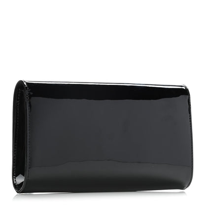 Louis Vuitton Patent Louise Clutch Black 3 of 11