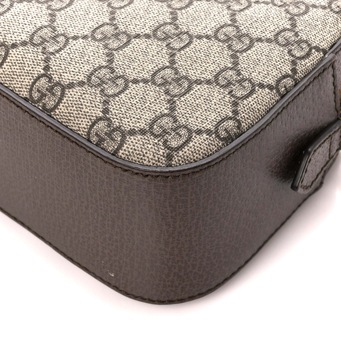 GG Supreme Monogram Web Neo Vintage Shoulder Bag Beige New Acero Crop