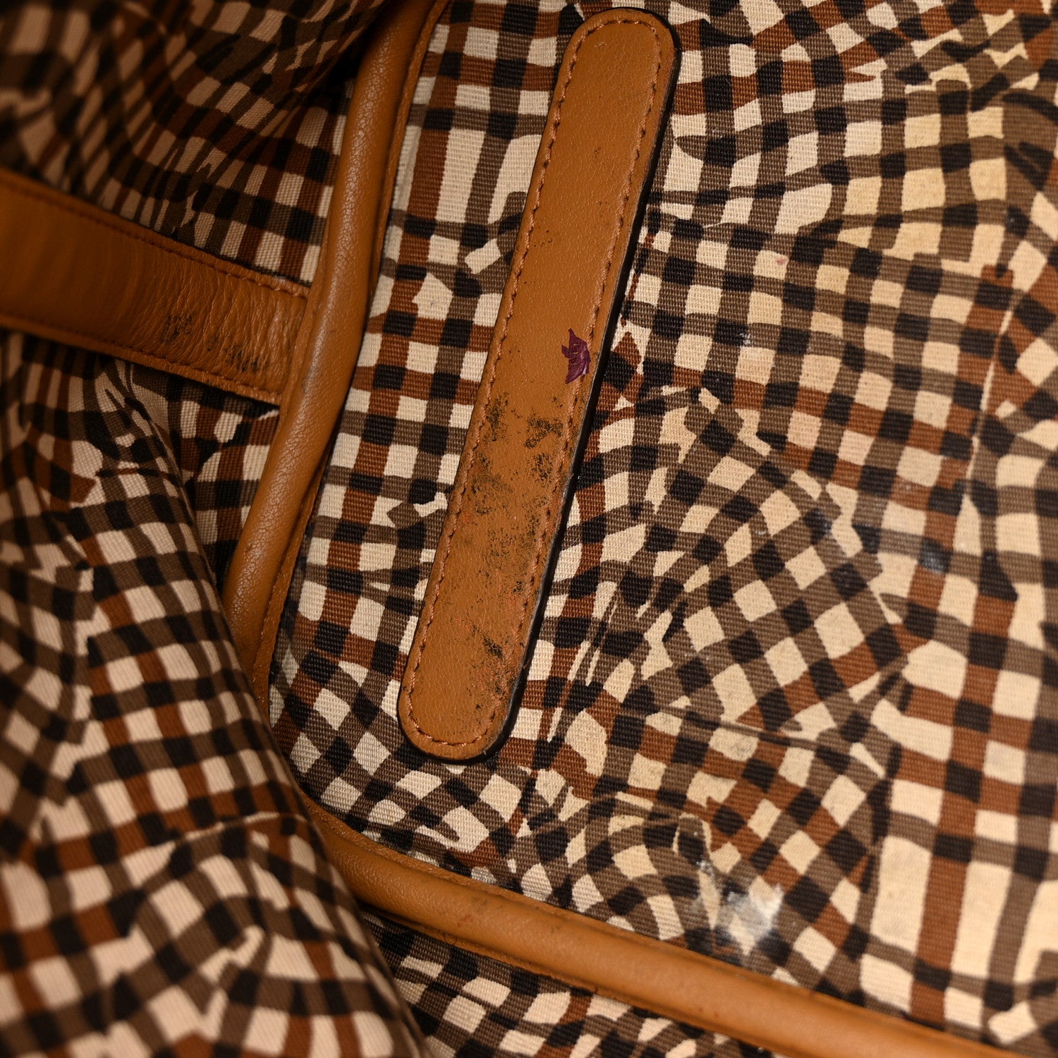 MCM Visetos Medium Liz Reversible Shopper Tote Cognac 11 of 14