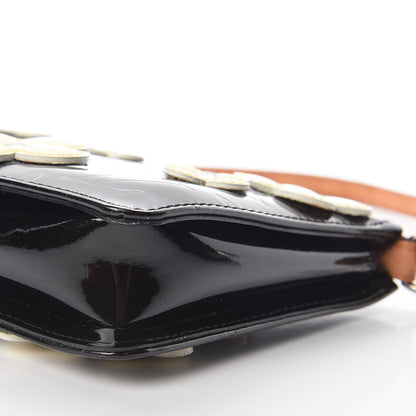 Louis Vuitton Vernis Lexington Fleurs Pochette Black 14 of 14