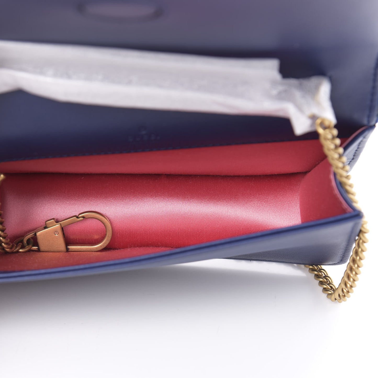 Velvet Matelasse GG Marmont Mini Bag Cobalt Blue