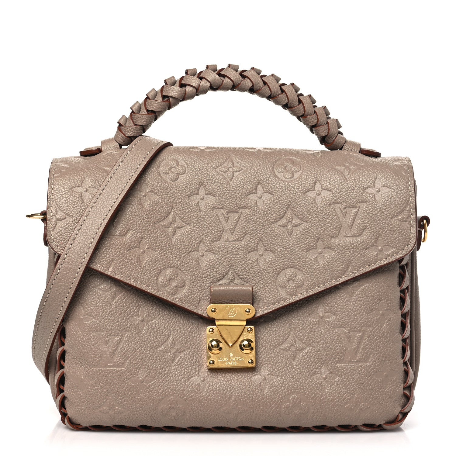 Louis Vuitton Empreinte Braided Pochette Metis Vison 1 of 9