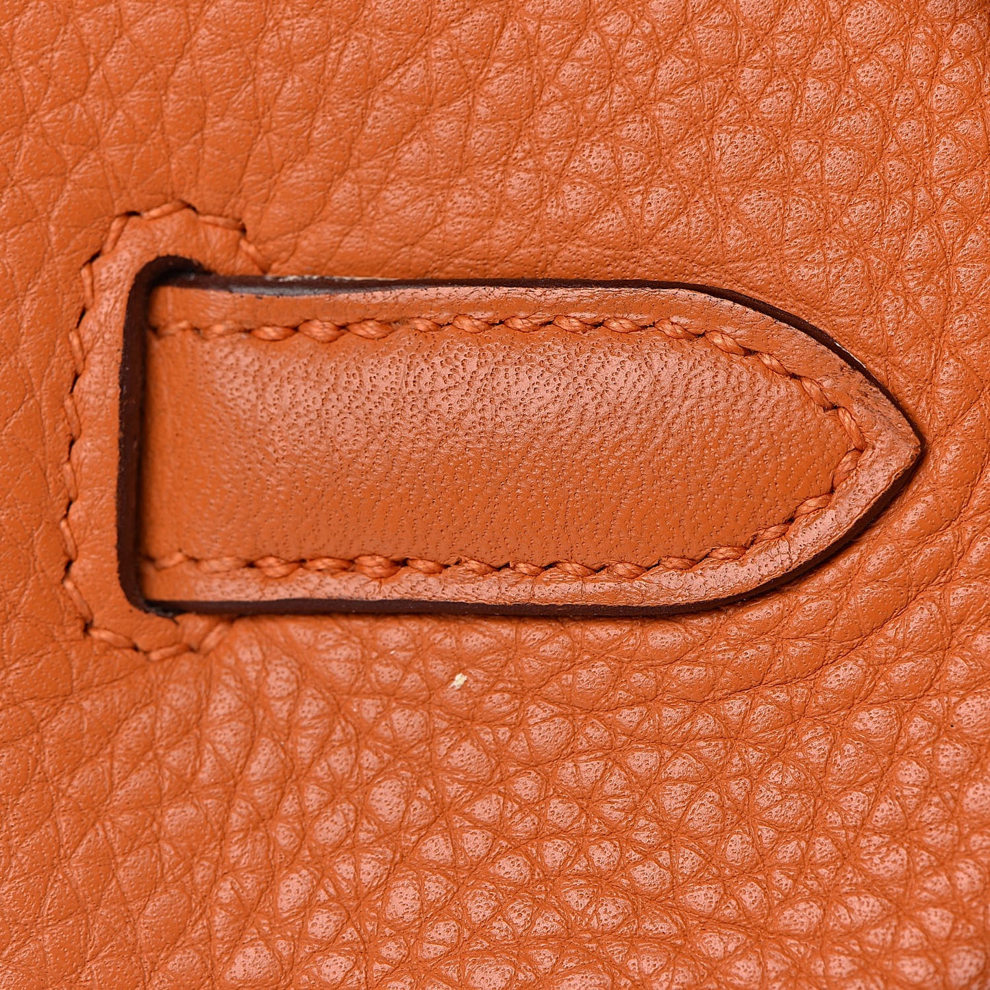 Taurillon Clemence Birkin 30 Orange