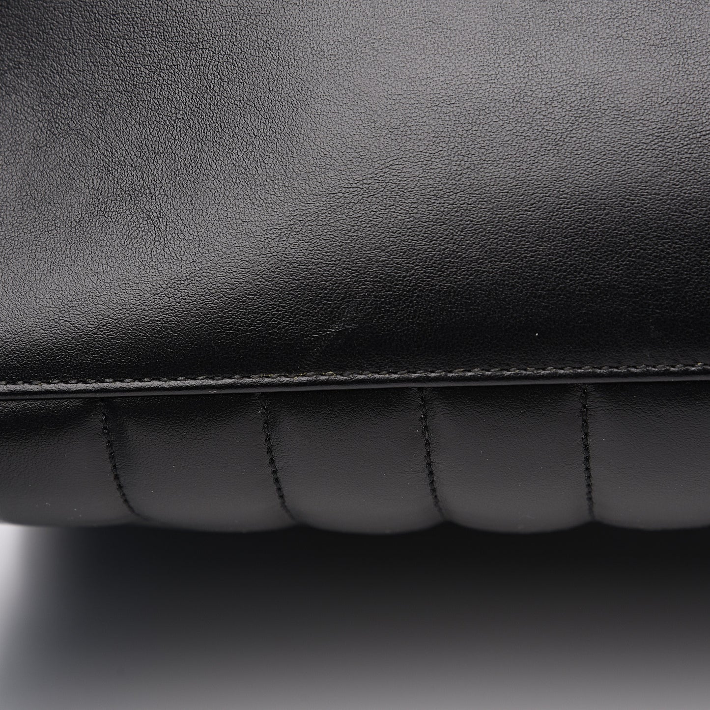 Calfskin Y Quilted Monogram Medium Loulou Chain Satchel Black