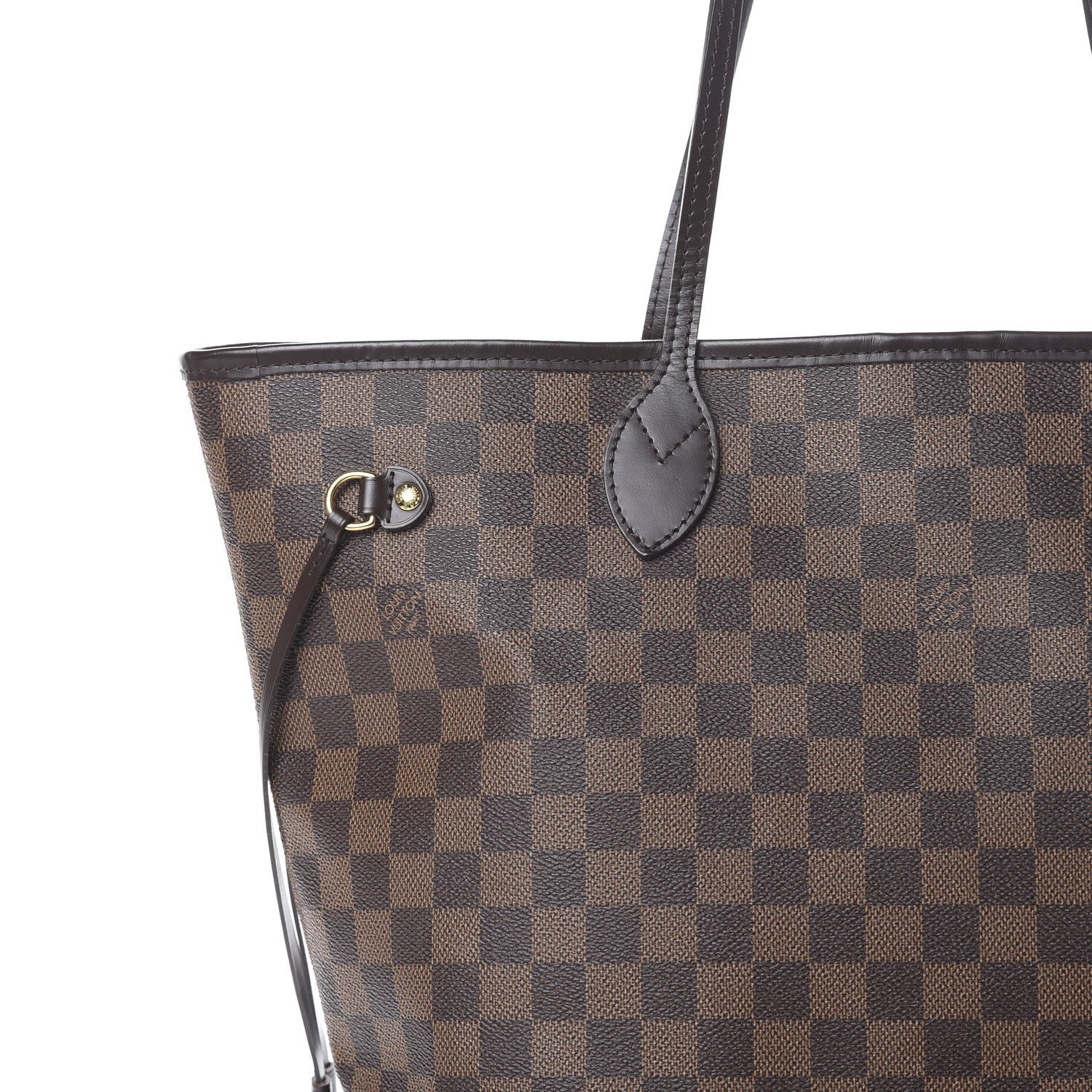 Louis Vuitton Damier Ebene Neverfull MM 7 of 9