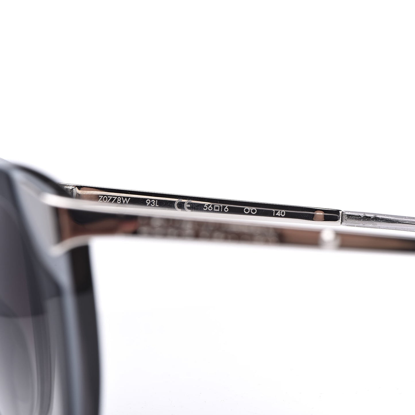 Amber Cat Eye Sunglasses Z0778W Black